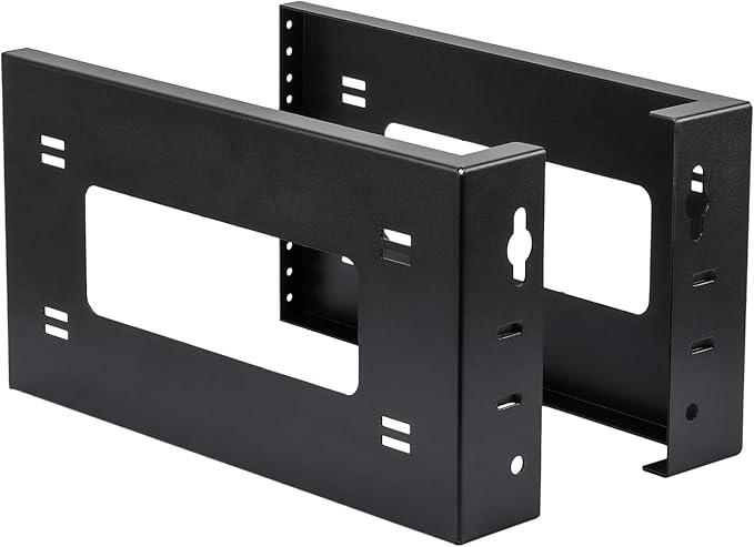 RIVECO 4U Open Frame Rack Wall Mount & Desktop Mount, No Assembly Required - Image 7