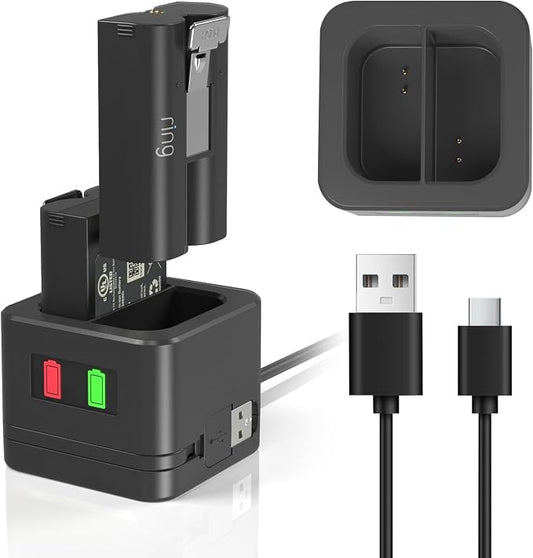 Charger Station for Ring Battery, Charger Dock for Replacement Battery by Unknown