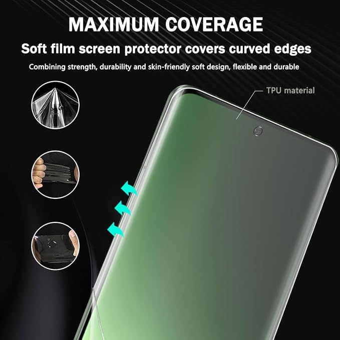 3+2 Pack Screen Protector for Xiaomi 13 Ultra Flexible TPU Film - Image 4