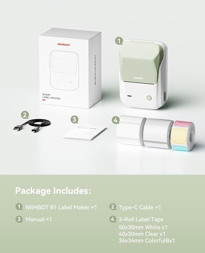 NIIMBOT B1 Label Maker Machine - Image 8