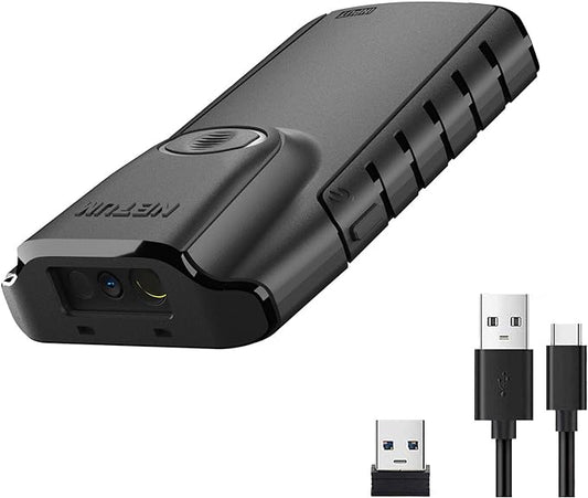 NETUM Bluetooth 2D Barcode Scanner, 3-in-1 Small Portable QR Bar Code Reader by NETUM