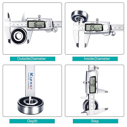 Kynup Digital Caliper, Caliper Measuring Tool, Micrometer Dial Vernier Caliper - Image 5