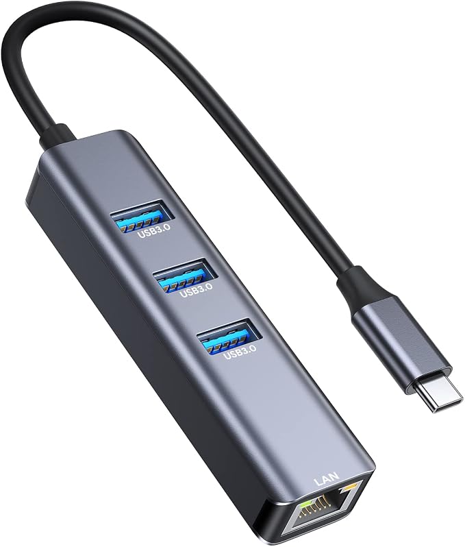 USB C to Ethernet Adapter, Vilcome RJ45 to USB C Thunderbolt 3/Type-C Gigabit - Image 7