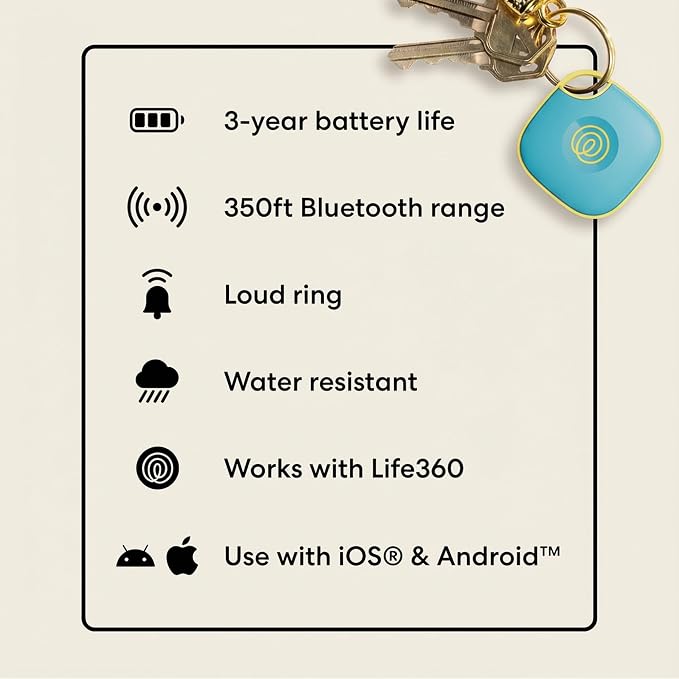 Life360 Tile - Bluetooth Tracker, Keys Finder and Item Locator - Image 8