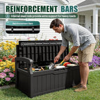 Devoko 80 Gallon Storage Bench Deck Box Waterproof&Lockable - Image 5