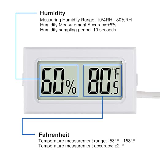 3Pcs Mini Digital Thermometer Hygrometer - Image 4
