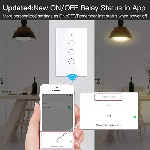 MOES ZigBee Smart Touch Wall Light Switch, Requires Tuya ZigBee Hub, No Neutral - Image 5