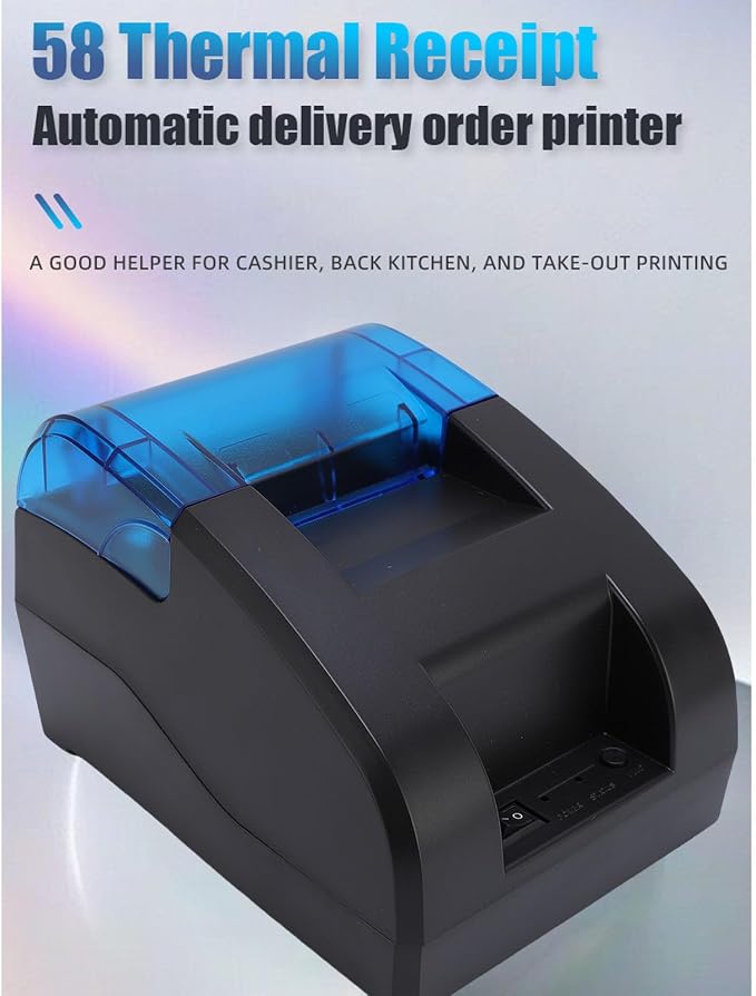 Portable Thermal Receipt Printer, 58mm USB Bluetooth Receipt Printer, ESC POS - Image 5