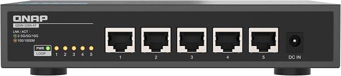 QNAP 5-Port 10GBASE-T Unmanaged Switch by QNAP