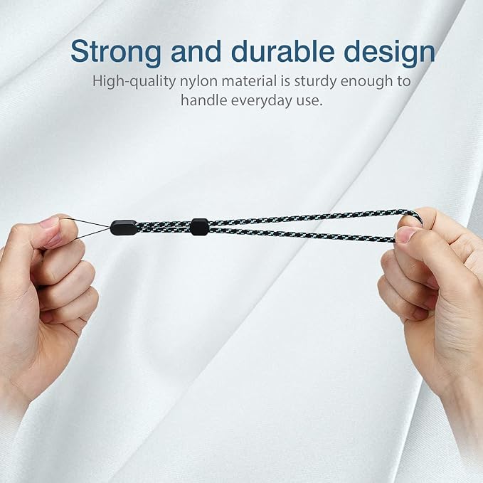 Hukado Hand Wrist Strap Lanyard, 6 Pack 8inch Adjustable Nylon Wristlet Straps - Image 6