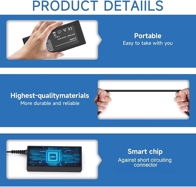 Replacement AC/DC Adapter Compatible - Image 2