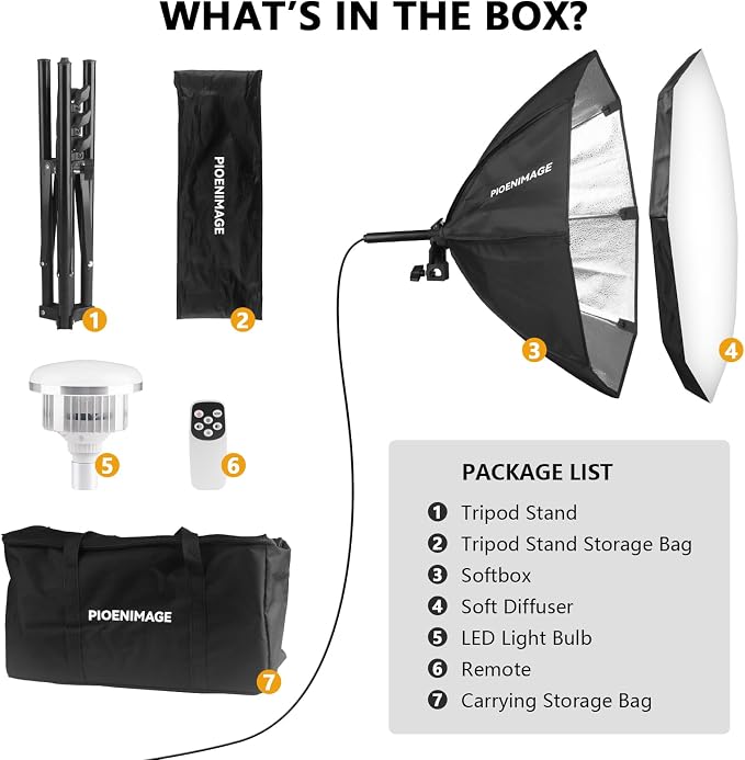 Softbox Lighting Kit, Softbox Photography Lighting Set - Image 7