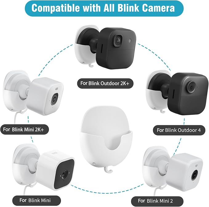 3 Pack Blink Camera No Drill No Screws Wall Mount Bracket - Image 2