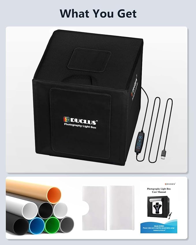 DUCLUS Photo Light Box 16x16 inch, Professional Light Box - Image 7