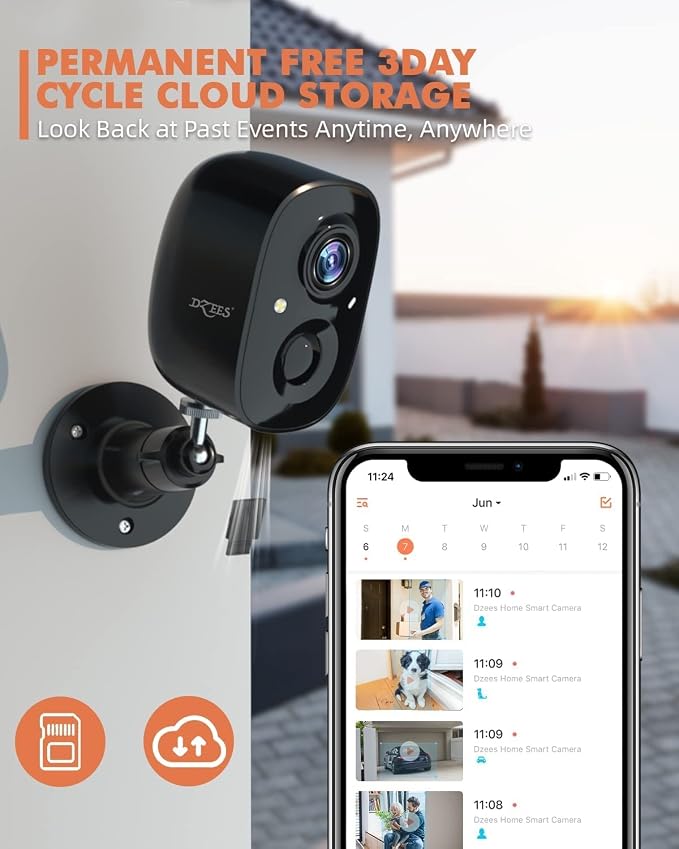 Dzees Security Camera Outdoor Wireless - Image 6