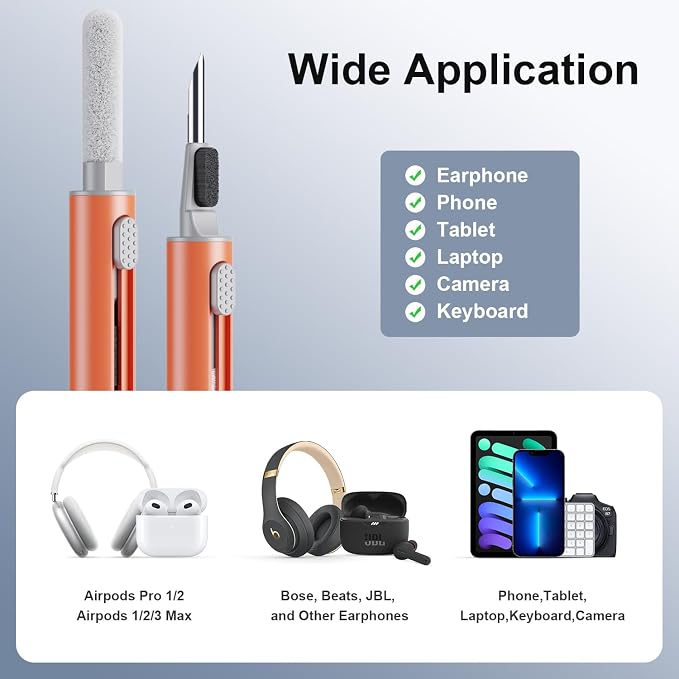 Hyashee Cleaner Kit for Airpods Pro 1 2 3 Multi-Function Cleaning Pen - Image 5