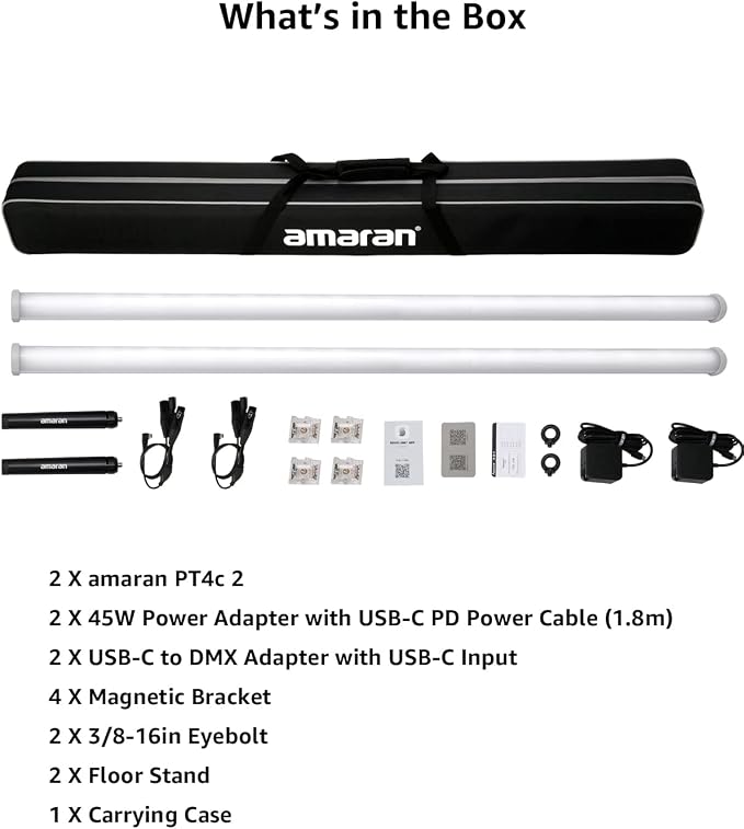 Aputure amaran PTC LED Tube Light Kit Video Light - Image 2