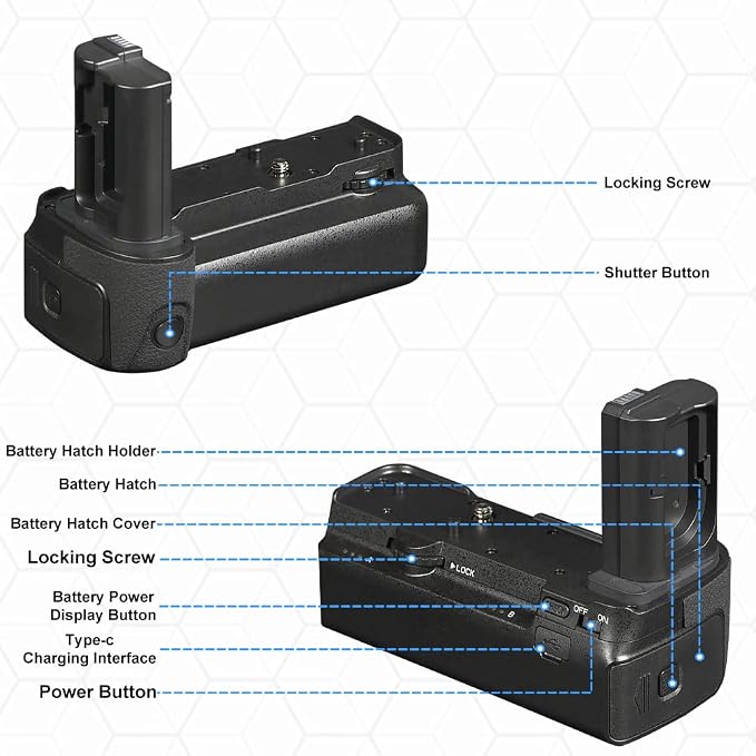 DSTE Replacement for MB-N10 Wireless Remote Control Vertical Battery Grip - Image 5