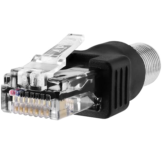 RF to RJ45 Converter Adapter, 2 Pack F Female to RJ45 Male Ethernet Adapter - Image 2
