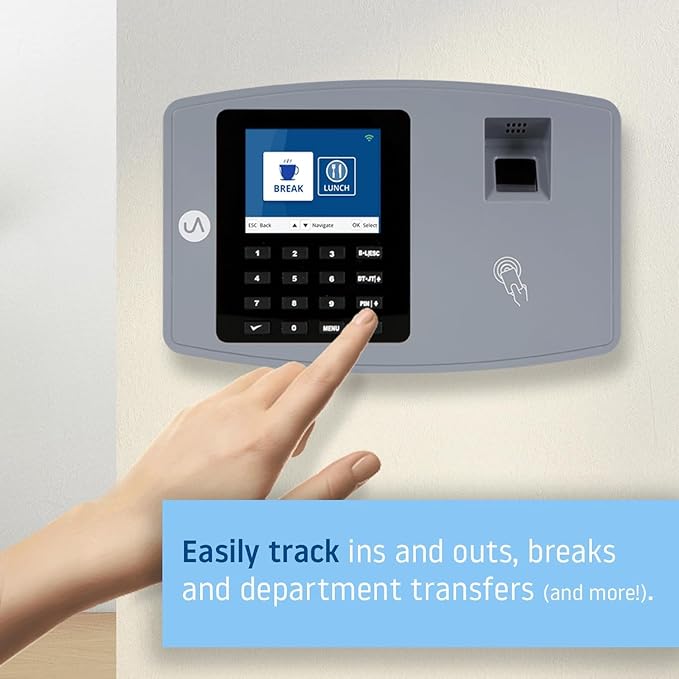 uAttend BN6000 Biometric Time Clock System - Image 8