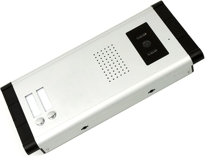2 Units Apartment Video Intercom System, 7 Inch Monitor Wired Video Doorbell - Image 6