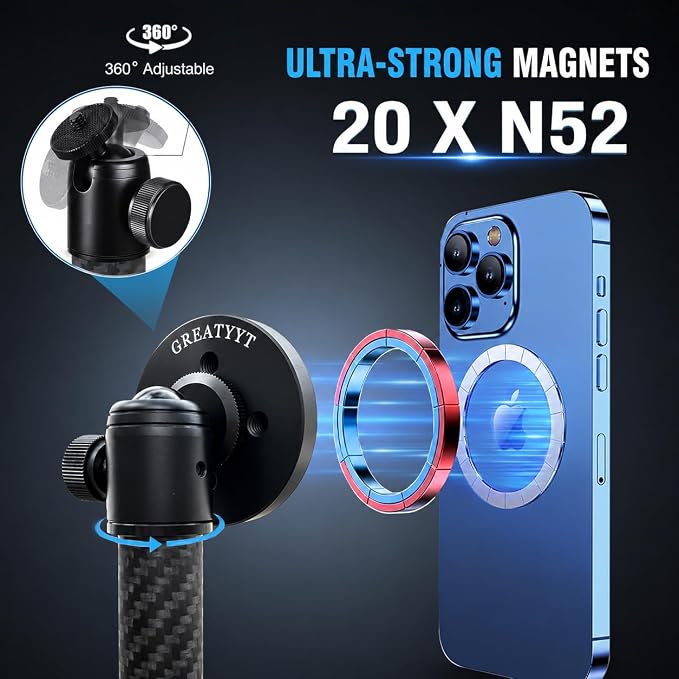 Carbon Fiber Monopod Golf Swing Recorder - Image 3