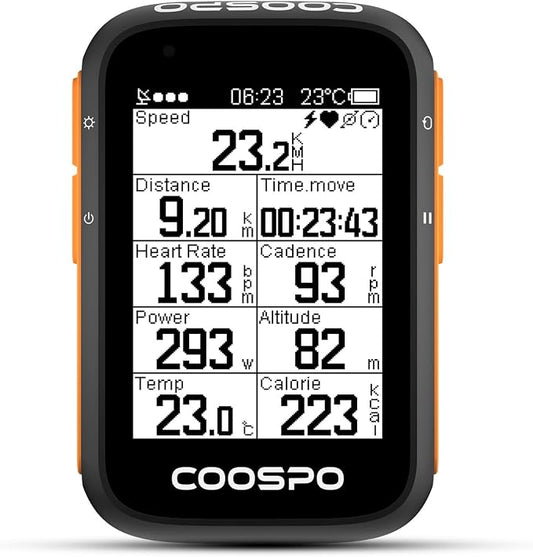 COOSPO Bike Computer Wireless GPS, Bike Speedometer by COOSPO