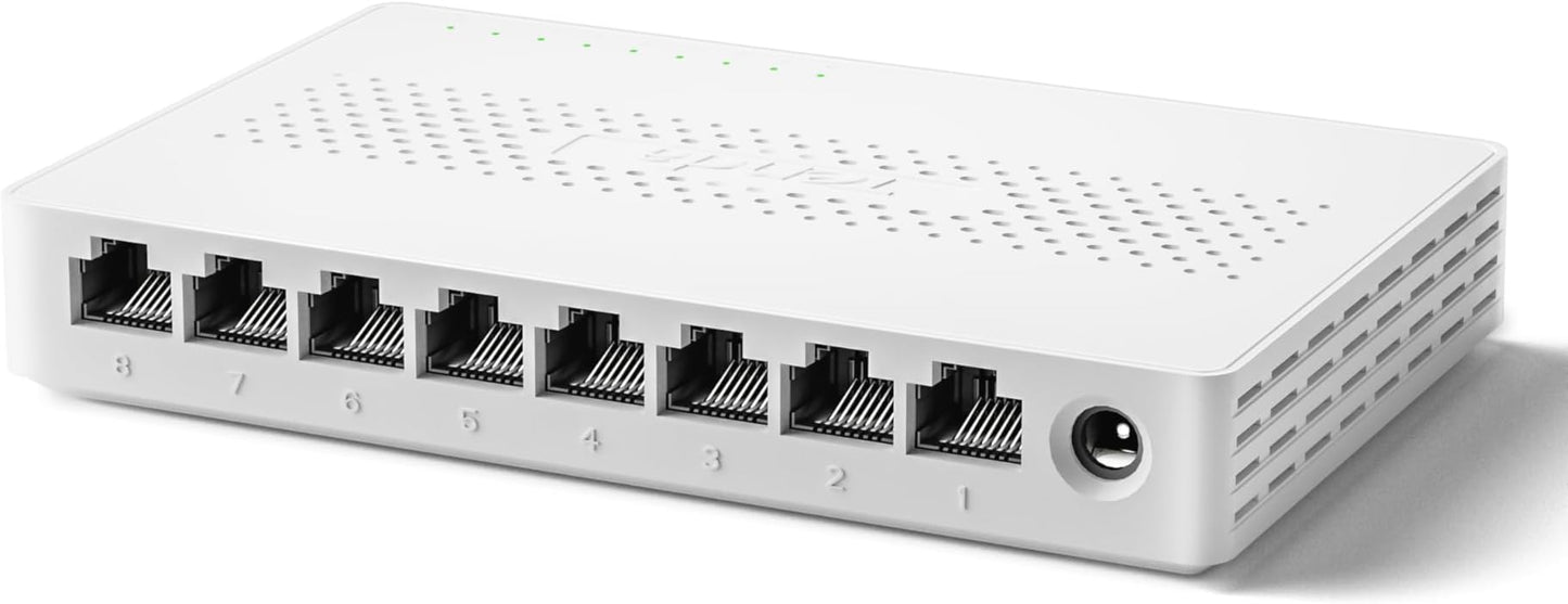 Tenda 8 Port 2.5G Ethernet Switch, Unmanaged Network Switch, 8 x 2.5 Gigabit by Tenda