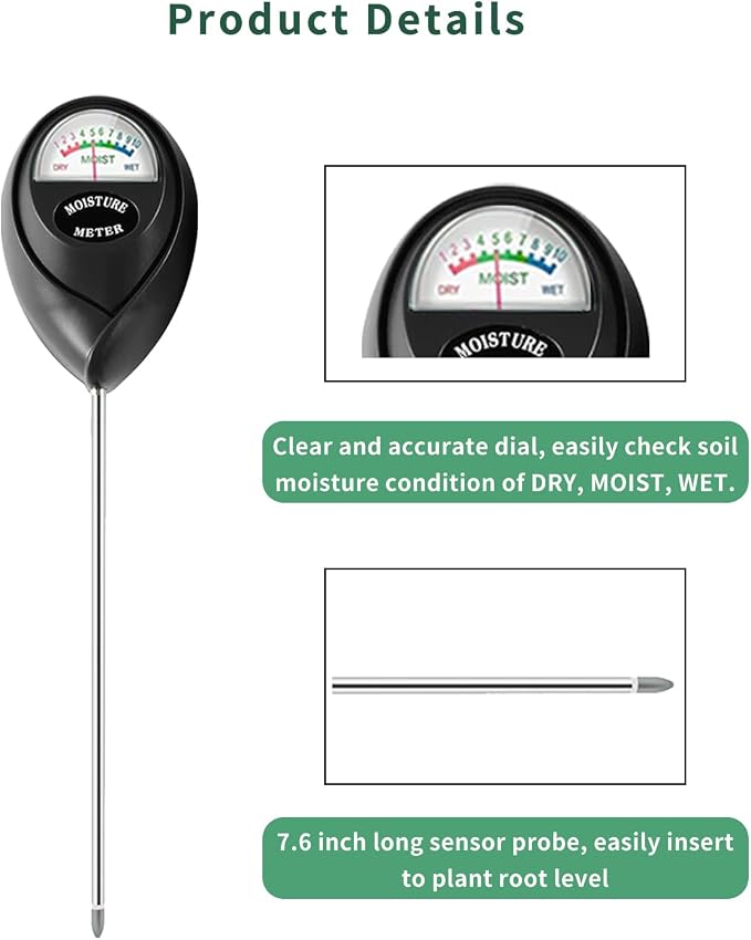 Censinda Soil Moisture Meter, Soil Moisture Monitor - Image 4