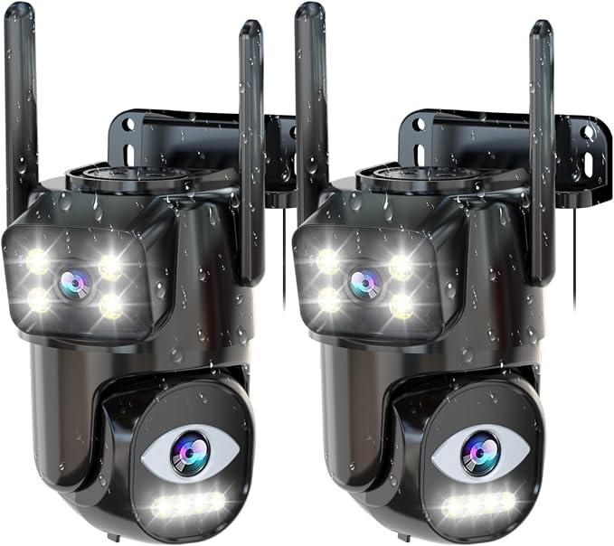 Security Cameras Outdoor Wifi, 5G/2.4G Cameras by LETSCEE