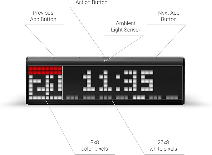 LaMetric TIME Wi-Fi Clock for Smart Home - Image 2