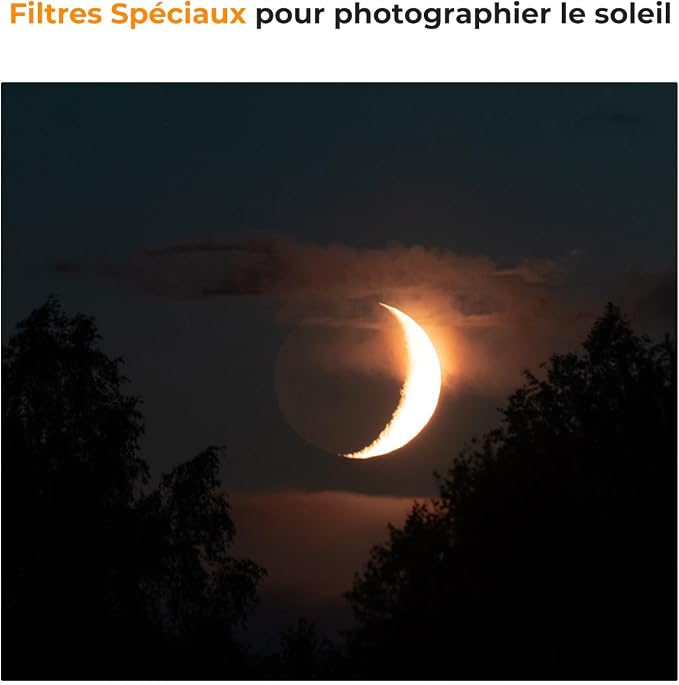 K&F CONCEPT 58mm ND1000000 ND Lens Filter Solar Eclipse Neutral Density Camera - Image 3