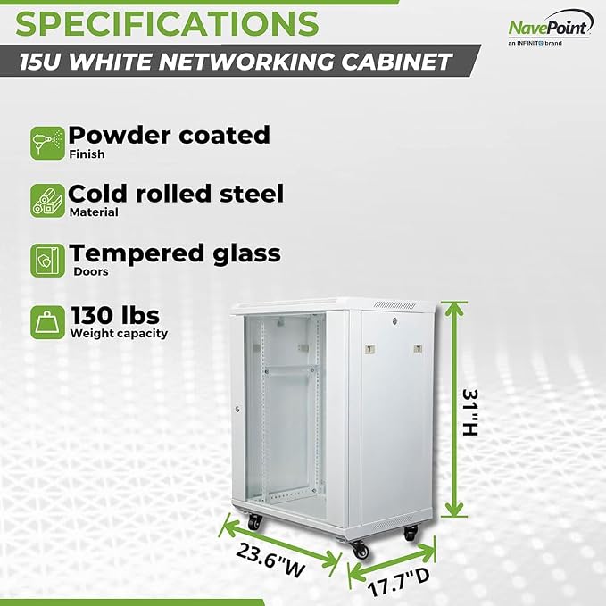 NavePoint 15U Network Cabinet - Image 4