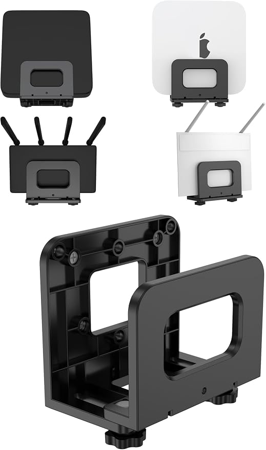 Cable Box Wall Mount for WiFi Router/Modem Shelf for Apple TV/ROKU, Compatible by TYAMTOGSM