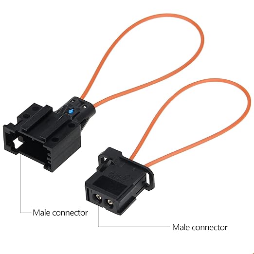 Mellbree 2Pcs Fiber Optic Loop, Female and Male Fiber Optic Bypass Loop Adapter - Image 3