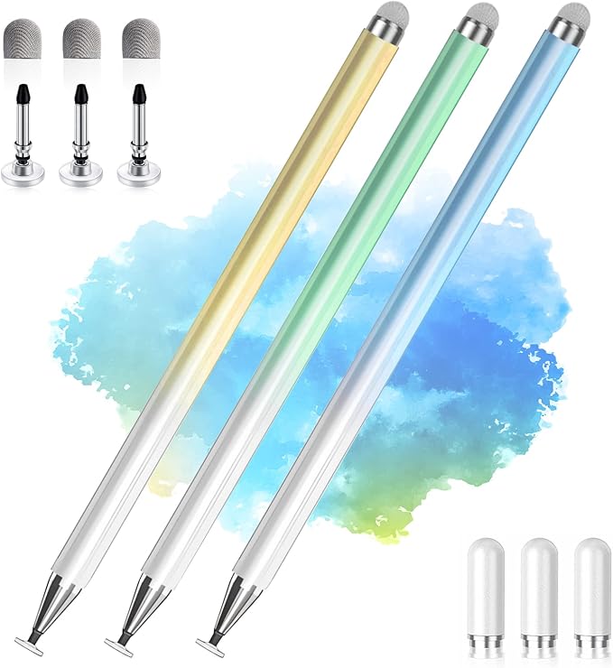 Stylus Pens for Touch Screens, 2 in 1 High Precision Universal Stylus Pen for by AmberVec