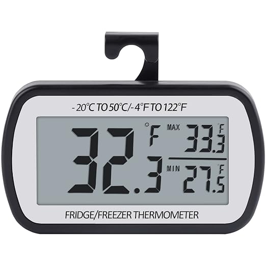 AEVETE Refrigerator Thermometer Digital Fridge Thermometer by AEVETE
