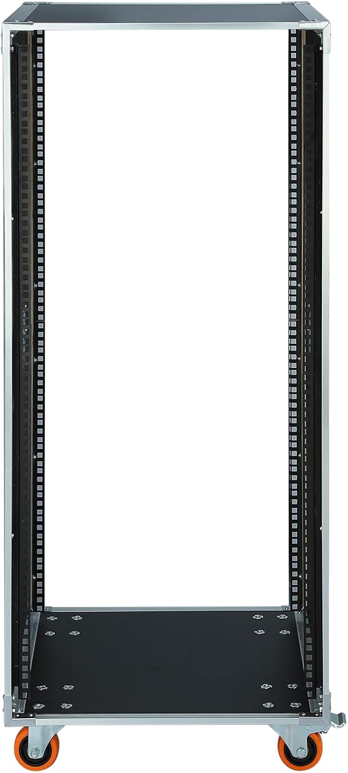 AV Gear Rack 24U Home Audio & Video Stage Stereo Equipment Storage Cabinet - Image 8