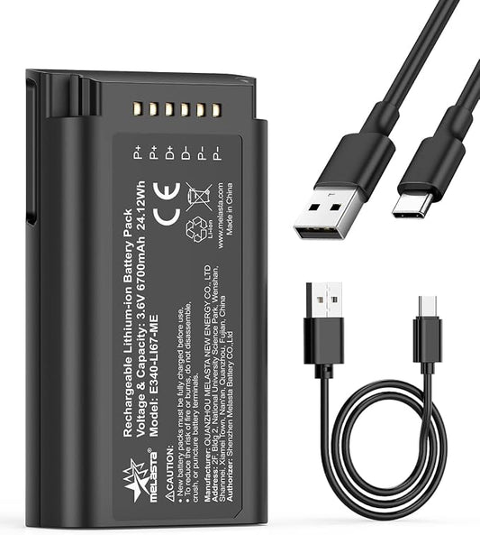 melasta E340 6700mAh Replacement Battery by melasta