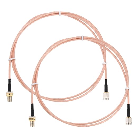 MECCANIXITY SMA Antenna Extension Cable, 3.3ft SMA Male Inner Pin to Female by MECCANIXITY