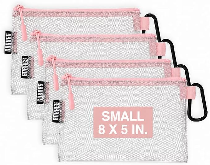 GOBAGS Air Production Small Clear Zipper Pouch – Cable Organizer & Travel Gear by Unknown
