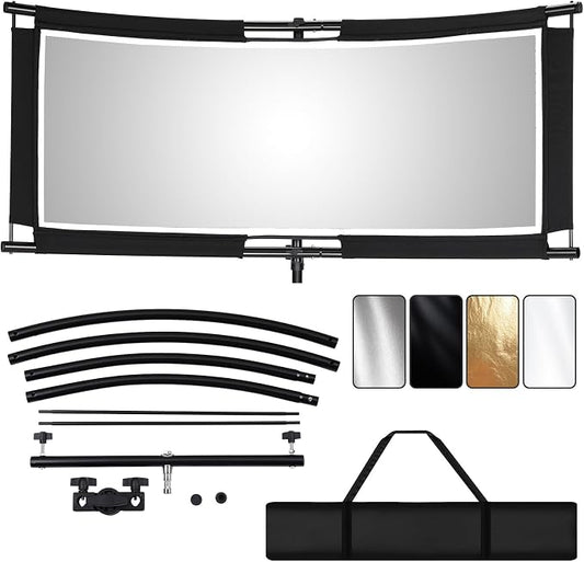 Clamshell Light Reflector/Diffuser by Unknown