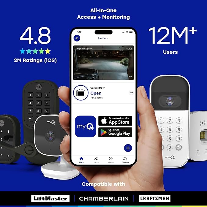 Chamberlain myQ Smart Indoor Security Camera – 1080p HD Video, Night Vision - Image 7
