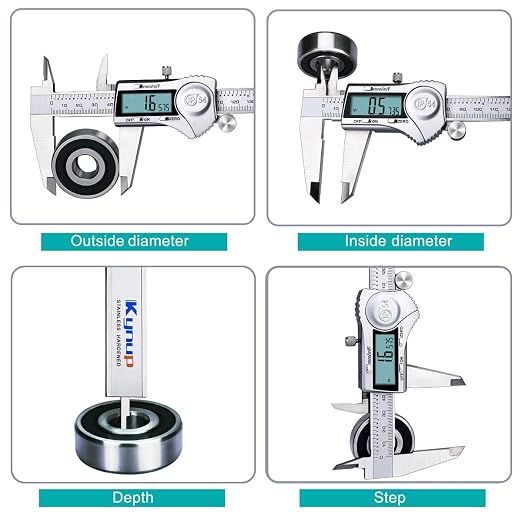 Kynup Digital Caliper, 8 Inch Caliper Measuring Tool - Image 4