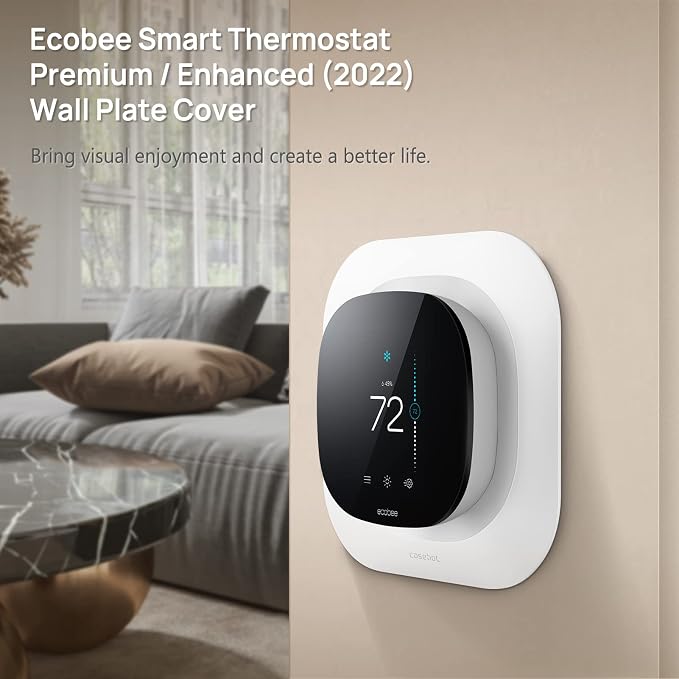 CaseBot Wall Plate for 2022 Ecobee Smart Thermostat Premium & 2022 Ecobee Smart - Image 3