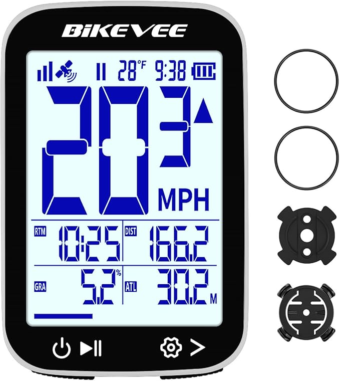 GPS Bike Computer Wireless Cycling Computer by Bikevee