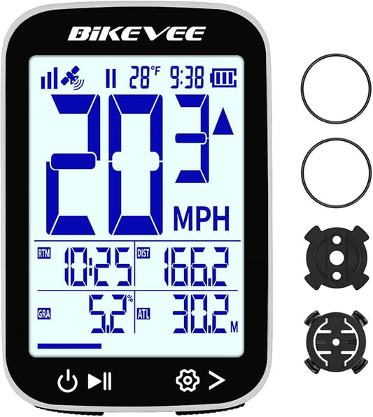GPS Bike Computer Wireless Cycling Computer by Bikevee