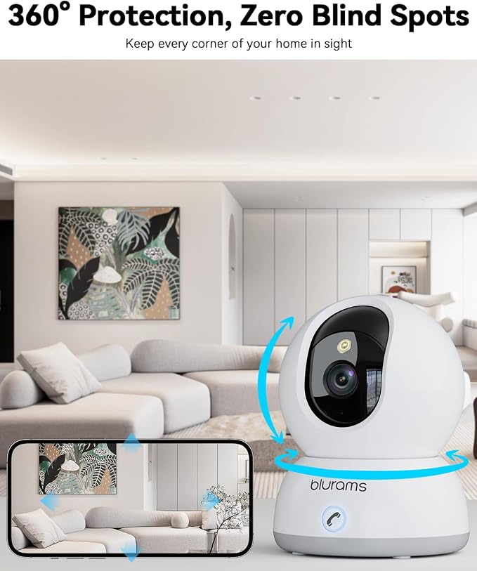 blurams Cameras for Home Security, 2K Pet Camera - Image 4