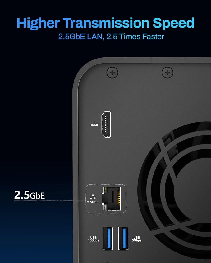 TERRAMASTER F2-425 2-Bay NAS Storage - Image 4