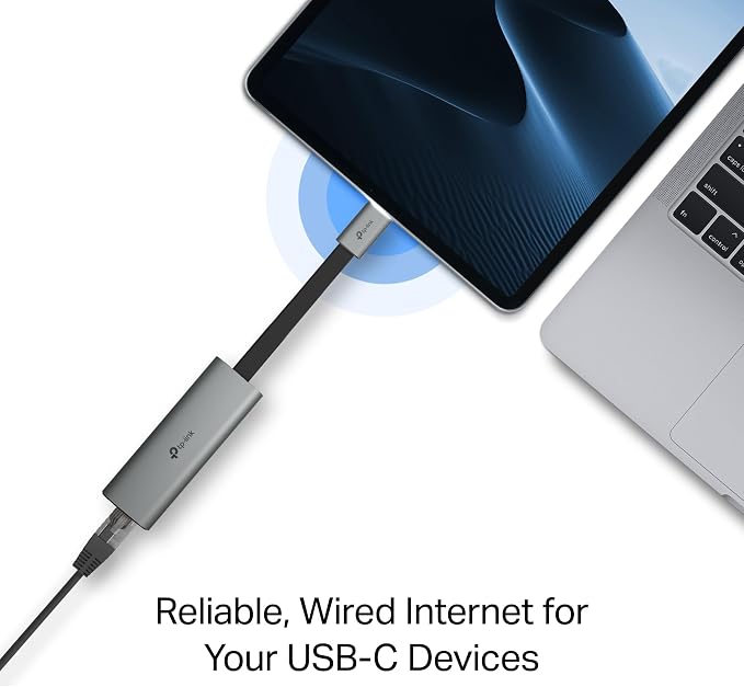 TP-Link USB C to Ethernet Adapter, 2.5 G Plug & Play Network Adapter | Type-C - Image 3